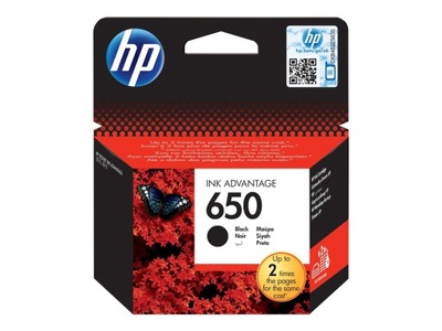 Atrament HP 650 CZ101AE ČIERNY ORIGINÁLNY Deskjet Ink