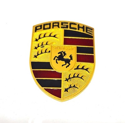 PORSCHE EMBLEMA INSIGNIA PEGADURA  