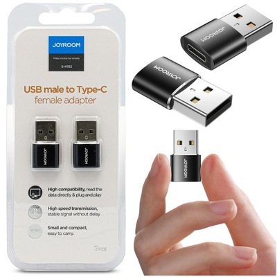 Adapter USB-C USB 2.0 Przejściówka Kabla 2szt