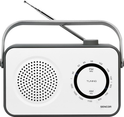 Radio Przenośne FM/AM Sencor SRD2100W 230V 3x1,5V