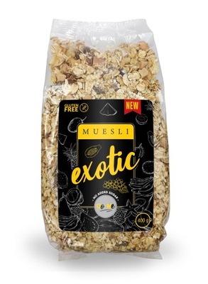 Bezglutenowe Musli EXOTIC GO-ME 400g