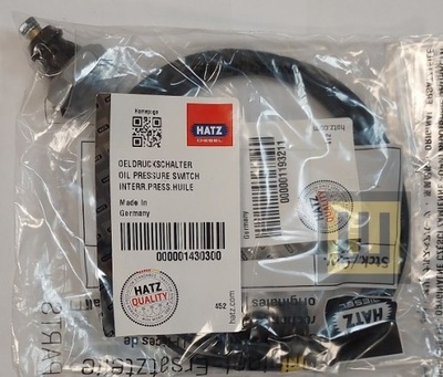 SENSOR DE PRESIÓN ACEITES HATZ Z CABLE 01430300  