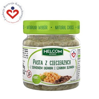 Pasta z ciecierzycy z siemieniem lnianym 225 ml