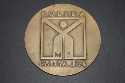 HOKEJ MISTRZOSTWA ŚWIATA 1976 MEDAL PLAKIETA