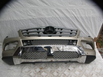 Mercedes ml w166 11-15 бампер передній решітка радіатора pdc фото №1
