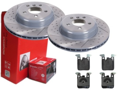 Гальмівні диски гальмівні колодки brembo задня bmw 4 f33 f34 345mm фото №1