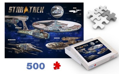 Puzzle Star Trek USS Enterprise 500 el. (szt.)