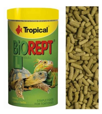 TROPICAL BIOREPT L POKARM DLA ŻÓŁWI LĄDOWYCH 250ml 70g