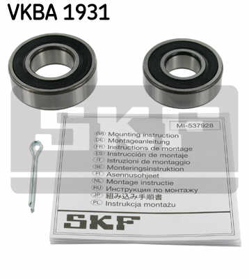 JUEGO COJINETE RUEDAS SKF VKBA 1931 JUEGO COJINETE RUEDAS  