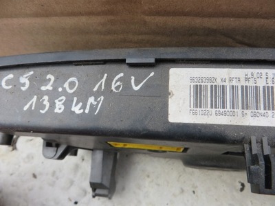 ПАНЕЛЬ КОНДИЦИОНЕРА CITROEN C5 96326398ZK