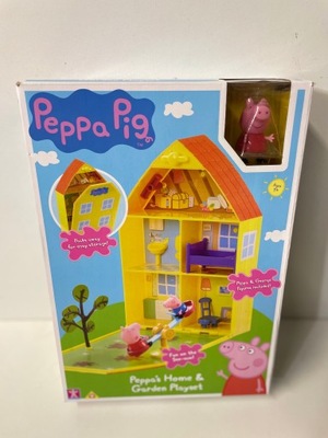 PEPPA ŚWINKA DOM DOMEK Z OGRODEM FIGURKA