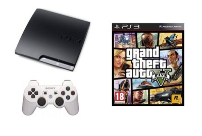 PS3 PlayStation 3 Slim 160GB + GTA V