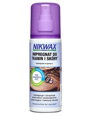 Impregnat do tkanin i skóry spray Nikwax 125ml