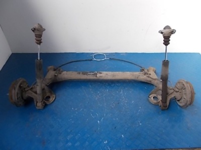 Skoda fabia ii хэтчбек задняя балка oś abs тормозные барабаны фото №1