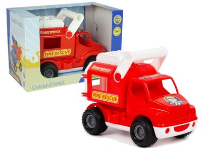 Straż Pożarna Wóz Strażacki Auto ConsTruck Czerwony Polesie 41920