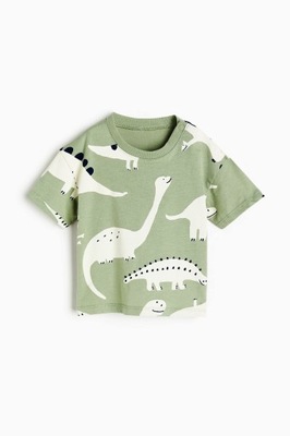 NOWA H&M bluzeczka t-shirt DINOZAURY 92