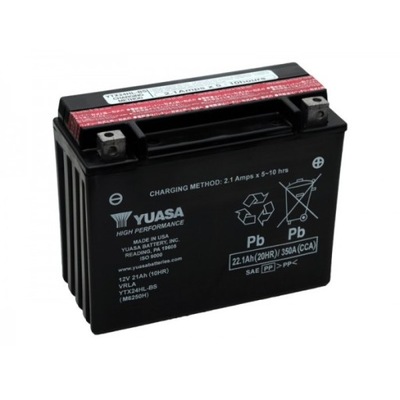 AKUMULATOR Yuasa YTX24HL-BS 12V/22Ah 350A USA