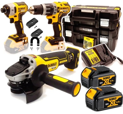 DEWALT DCK266M2 + DCG405 Zestaw COMBO 18V 2X4AH