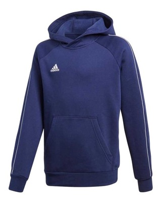 ADIDAS JUNIOR CORE BLUZA Z KAPTUREM GRANATOWA 140