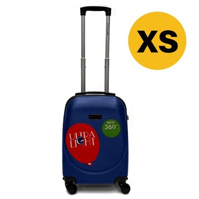 Mała podręczna podróżna walizka XS kabinowa bagaż na 4 kółkach ABS