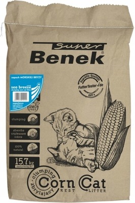 Super Benek Corn Cat Classic Morska Bryza 25L