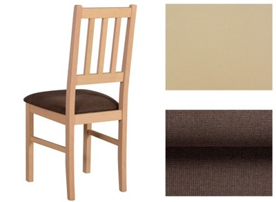 krzesło kolor sonoma, krzesła brązowa tapicerka