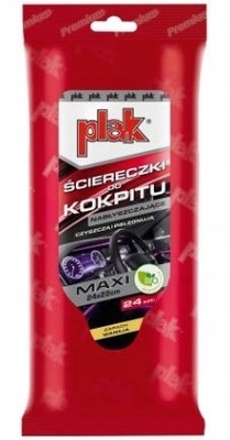 Plak ŚCIERECZKI DO KOKPITU BŁYSZCZĄCE MAXI WANILIA