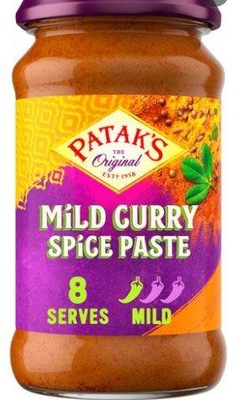 MILD CURRY Łagodna pasta curry Patak's 283g