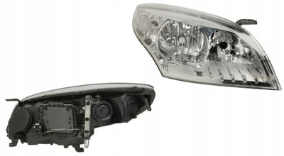 Фара лампа правий renault megane 3 08-12 tyc фото №1