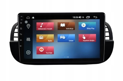 RADIO NAWIGACJA GPS FIAT 500 2007-2014 ANDROID