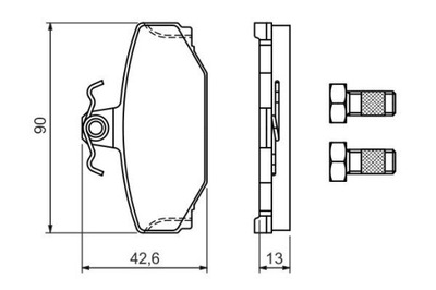 BOSCH 0 986 460 995 КОЛОДКИ ТОРМОЗНЫЕ