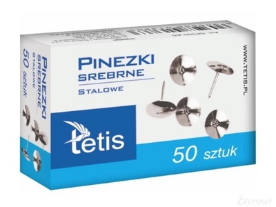 Pinezki srebrne Tetis