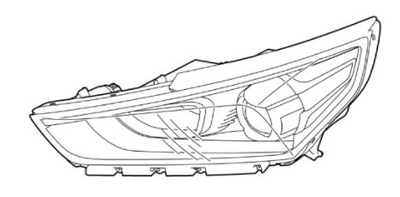 HYUNDAI IONIQ 2016-2019 IZQUIERDO FARO KSENONOWY  