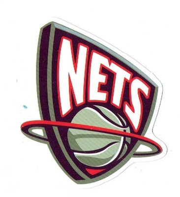 NBA USA @ NEW JERSEY NETS NJ @ BASKETBALL NAKLEJKA