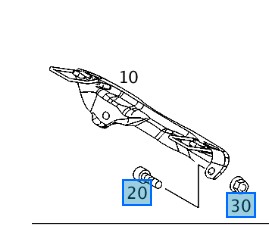 Набір гвинт isofix mercedes klasa c w203 фото №1