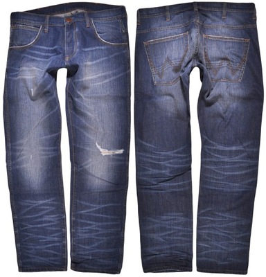 WRANGLER spodnie SLIM blue SPENCER W34 L30