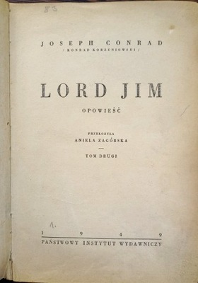 723 Lord Jim Joseph Conrad
