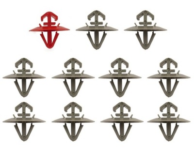 Клипсы клипсы накладки боковой renault trafic ii vivaro primastar 7701470769 фото №1