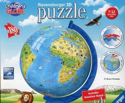 Puzzle 3d Globus 180 Elementów