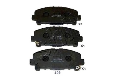 Ashika тормозные колодки тормозные honda accord ix 2.4 ashika фото №1