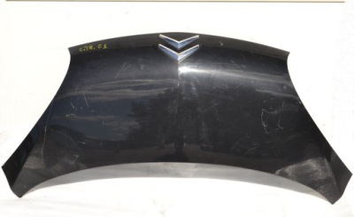 Citroen c1 2005-12 капот + значок ładna czarna фото №1