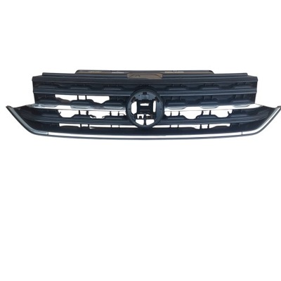 Решётка радиатора решётка радиатора бампер перед vw t-cross хром фото №1