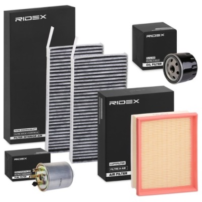 Набор фильтров ridex 4055f29764 do renault laguna iii grandtour kt0/1 фото №1