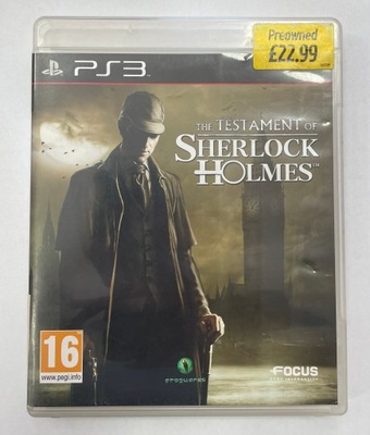 Gra The Testament of Sherlock Holmes na PS3