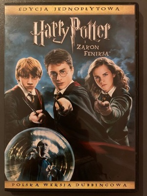 Film HARRY POTTER i zakon Feniksa płyta DVD