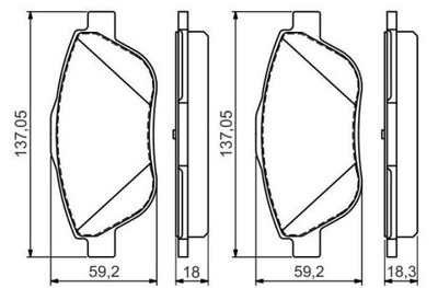 PADS BRAKE CITROEN DS3 11- FRONT  