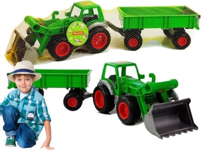 Traktor ładowarka z przyczepą Farmer 8817