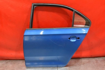 Двері ліва задня задні granatowe skoda rapid 1 i 12-17 фото №1