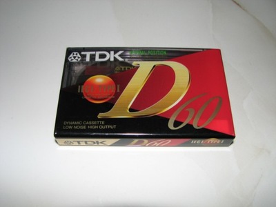 KASETA MADNETOFONOWA TDK D 60
