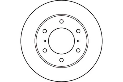 ДИСКИ ТОРМОЗНЫЕ ТОРМОЗНЫЕ 2 ШТУКИ MITSUBISHI P. TRW